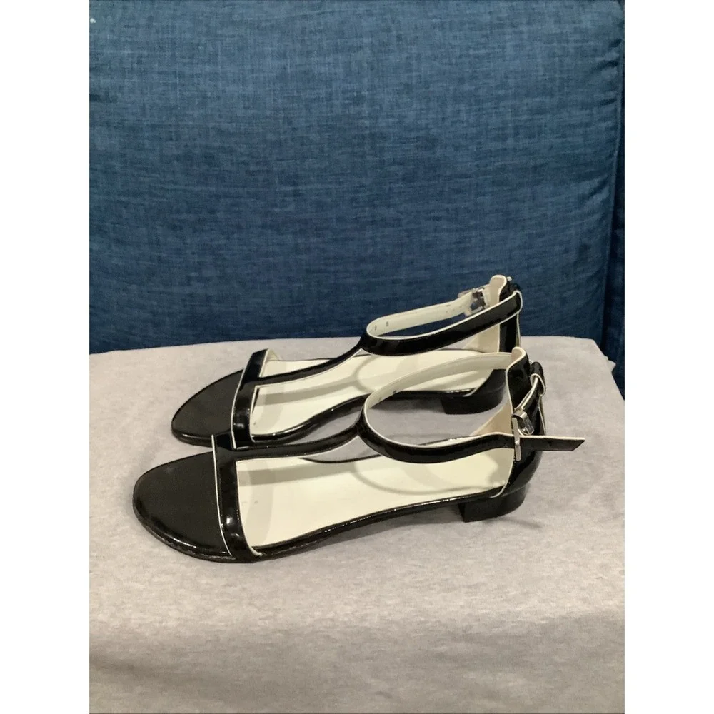 Pre-Owned Salvatore Ferragamo Black Size 8 Sling Back Sandals